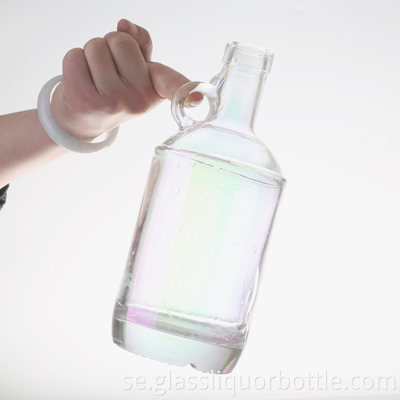 Customize eiffel tower shape liquor glass bottle